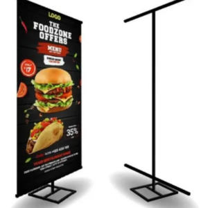 PARANTE DE FIERRO CON BANNER IMPRESO