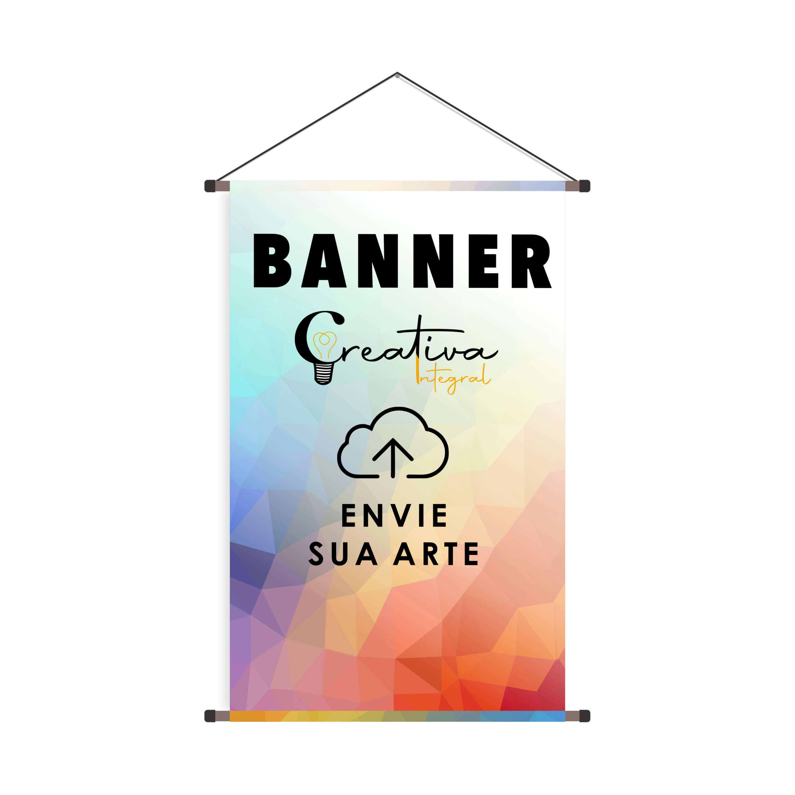 BANNER CON TUBOS DE PVC